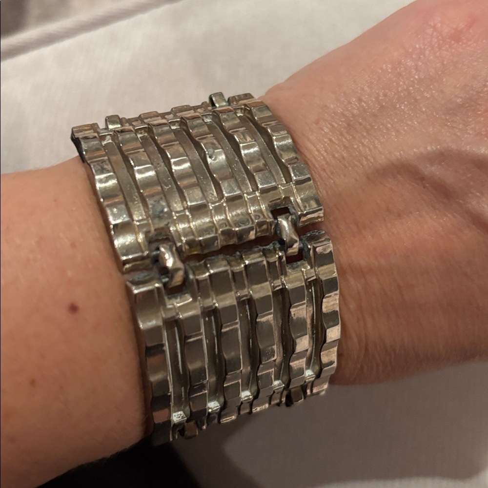 Chunky Silver Bracelet